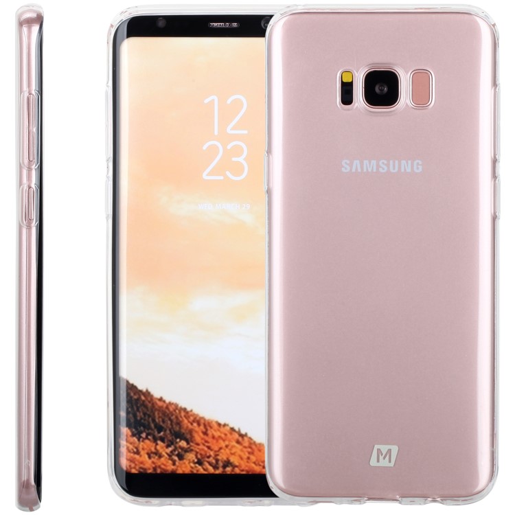 MOMAX 0.6mm Ultra-thin Transparent TPU Phone Case for Samsung Galaxy S8+ SM-G955 - Transparent-1