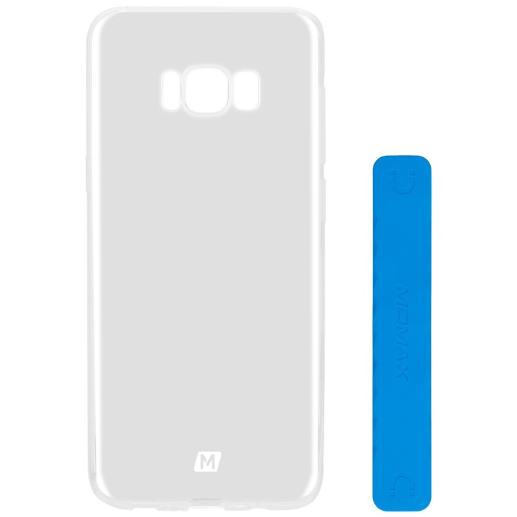MOMAX 0.6mm Ultra-thin Transparent TPU Phone Case for Samsung Galaxy S8+ SM-G955 - Transparent-10