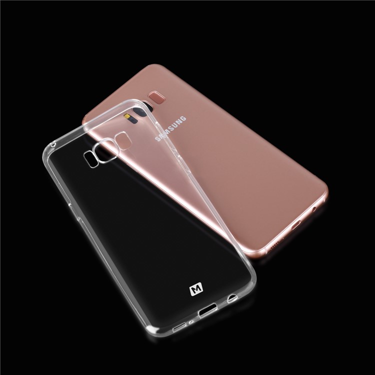 MOMAX 0.6mm Ultra-thin Transparent TPU Phone Case for Samsung Galaxy S8+ SM-G955 - Transparent-11