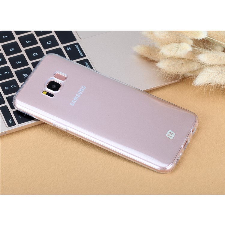 MOMAX 0.6mm Ultra-thin Transparent TPU Phone Case for Samsung Galaxy S8+ SM-G955 - Transparent-12