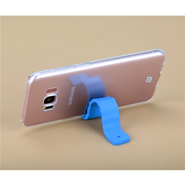 MOMAX 0.6mm Ultra-thin Transparent TPU Phone Case for Samsung Galaxy S8+ SM-G955 - Transparent-13