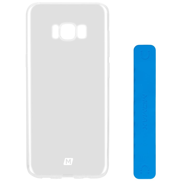 MOMAX 0.6mm Ultra-thin Transparent TPU Gel Case for Samsung Galaxy S8 SM-G950 - Transparent-10