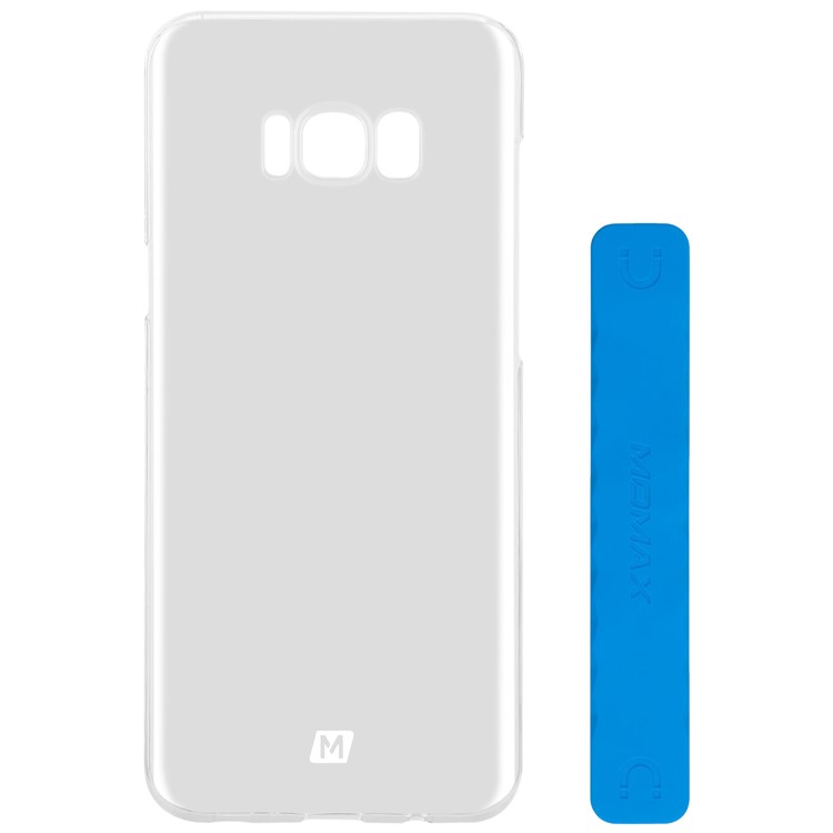 MOMAX 0.6mm Crystal Clear Hard PC Case for Samsung Galaxy S8+ SM-G955 - Transparent-10