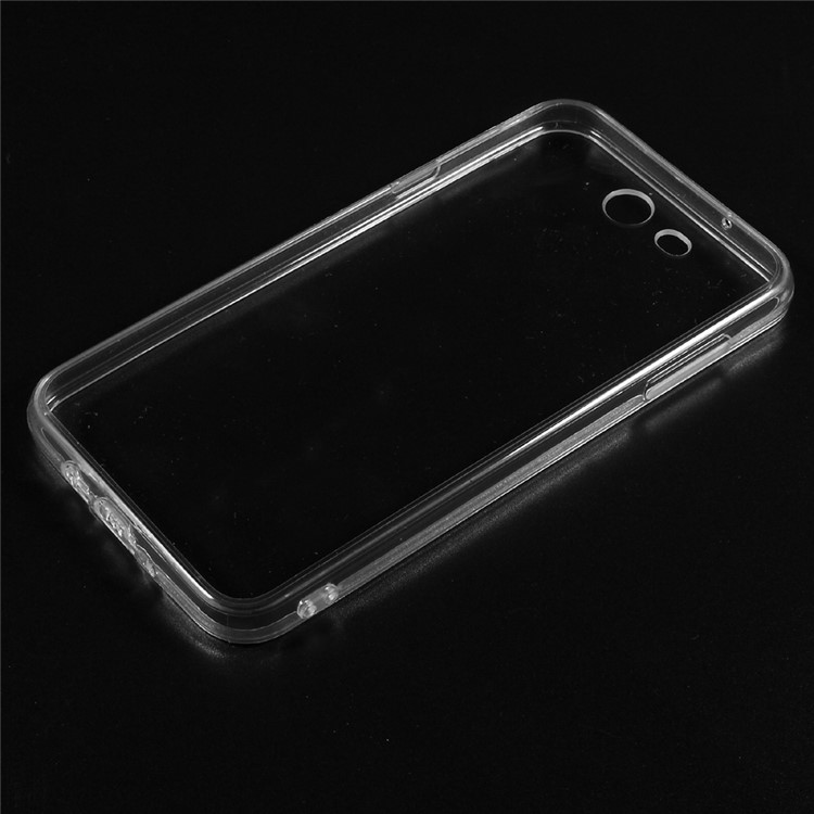 Acrylic Back Cover with Soft TPU Edge Combo Phone Casing for Samsung Galaxy J7 (2017) - Transparent-1