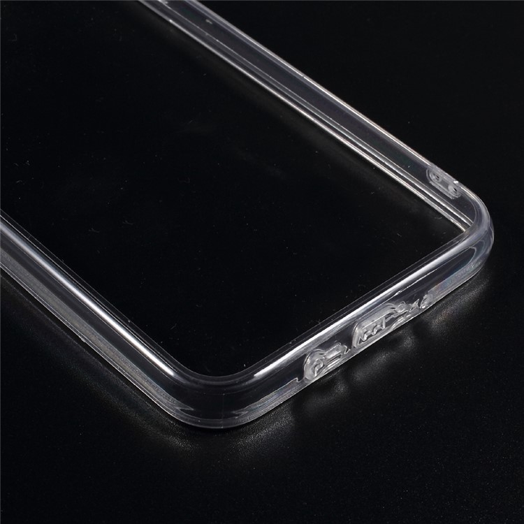 Acrylic Back Cover with Soft TPU Edge Combo Phone Casing for Samsung Galaxy J7 (2017) - Transparent-5