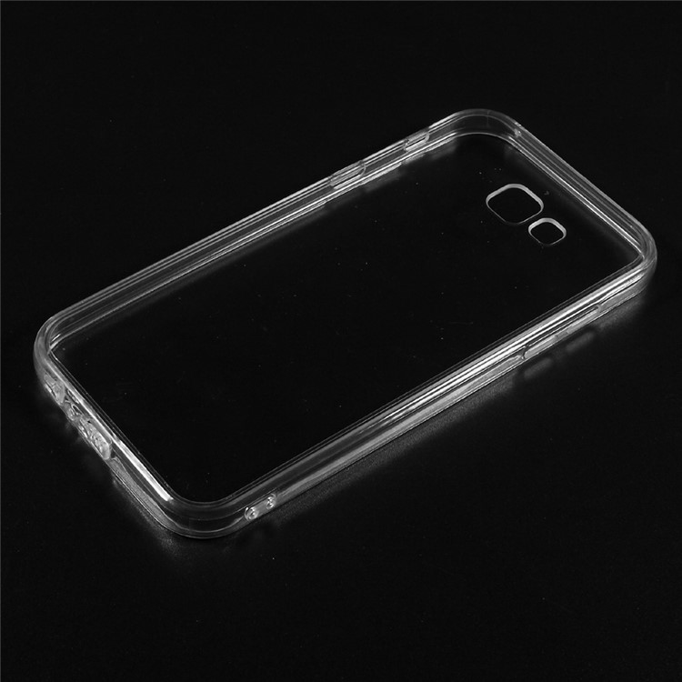 Mobile Phone Shell (TPU + Acrylic) for Samsung Galaxy A3 (2017) - Transparent-1