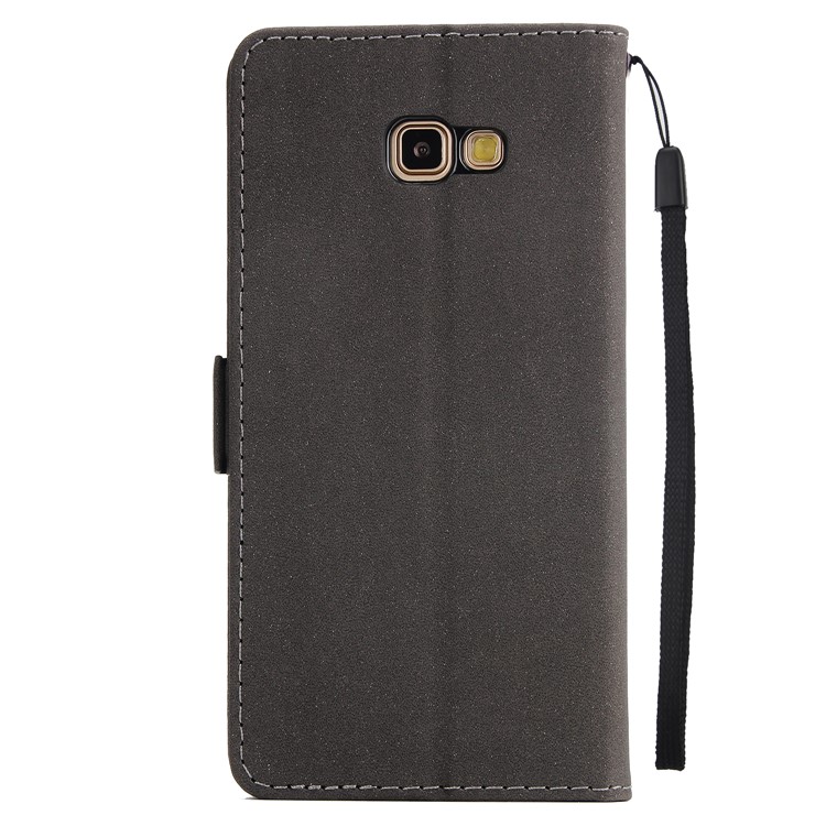 Dream Catcher Pattern Wallet Leather Phone Case for Samsung Galaxy A7 (2017) SM-A720F - Black-3