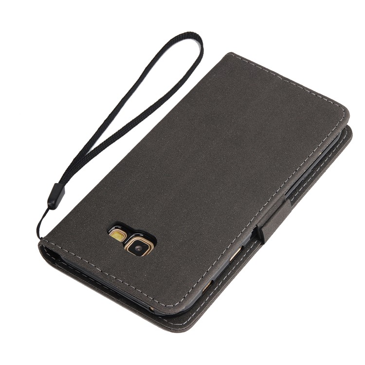 Dream Catcher Pattern Wallet Leather Phone Case for Samsung Galaxy A7 (2017) SM-A720F - Black-8