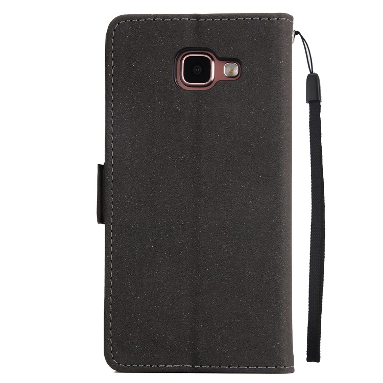 Dream Catcher Pattern Leather Wallet Stand Phone Case with Strap for Samsung Galaxy A5 (2017) A520 - Black-3