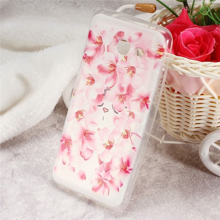 Softlyfit Embossment TPU Gel Case for Samsung Galaxy J5 (2017) - Blooming Blossom-1
