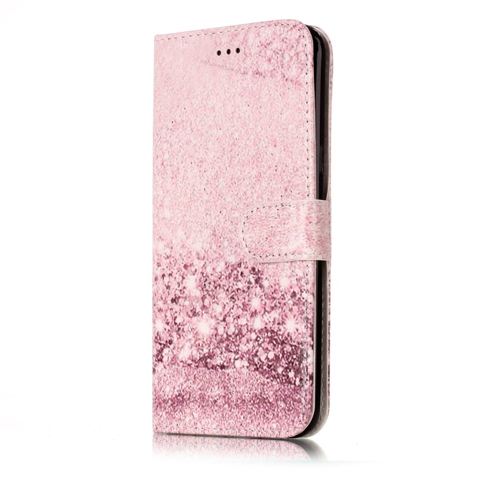 Patterned Leather Wallet Case for Samsung Galaxy S8 G950 - Glittery Sequins-2