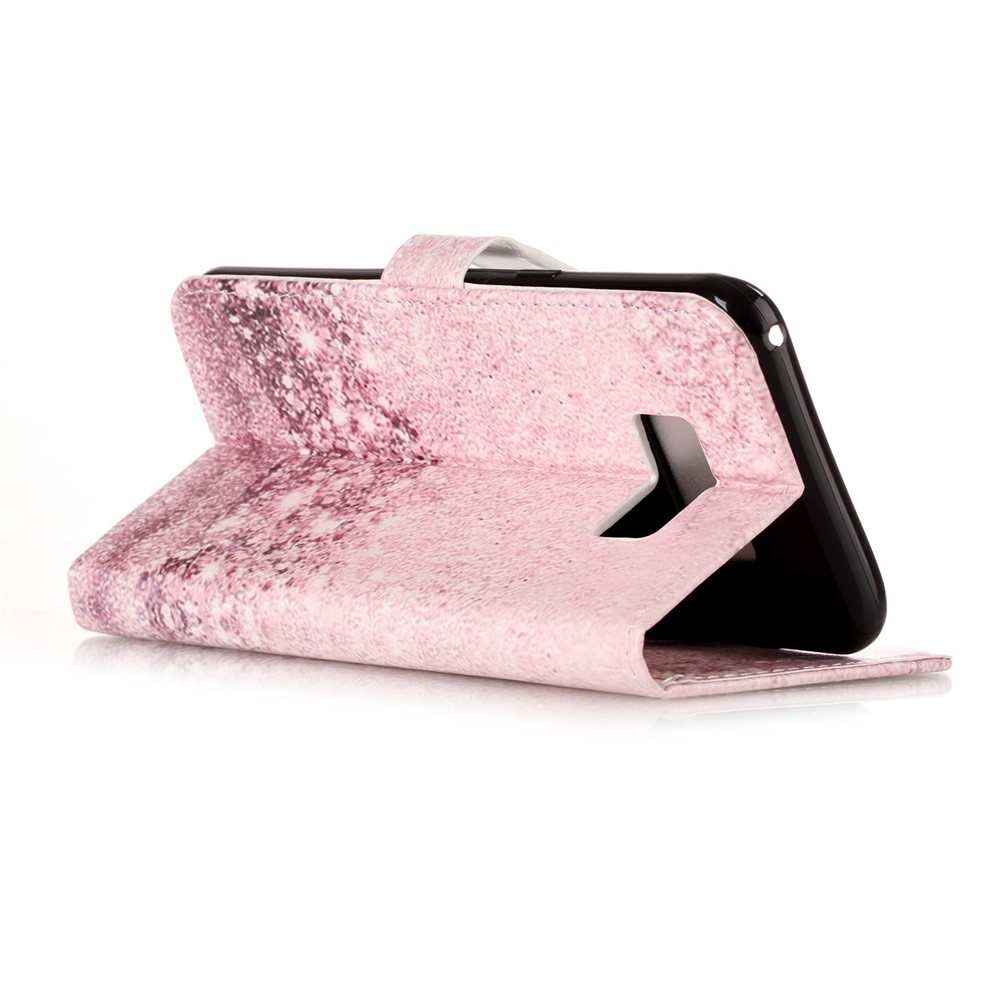 Patterned Leather Wallet Case for Samsung Galaxy S8 G950 - Glittery Sequins-6