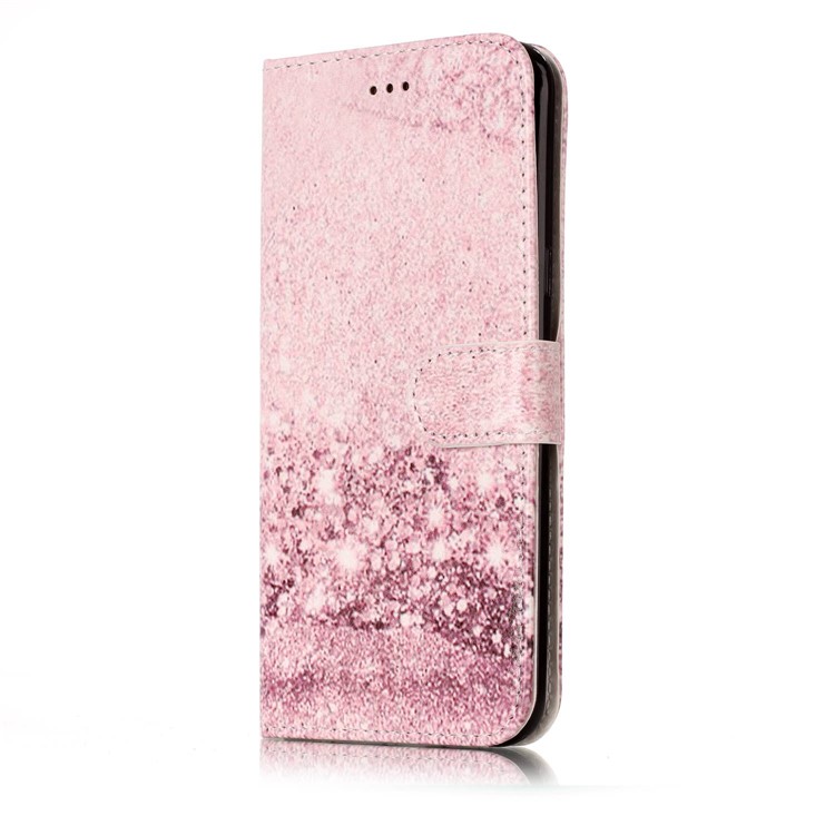 For Samsung Galaxy S8 Plus G955 Pattern Printing PU Leather Wallet Phone Case - Glittery Sequins-2