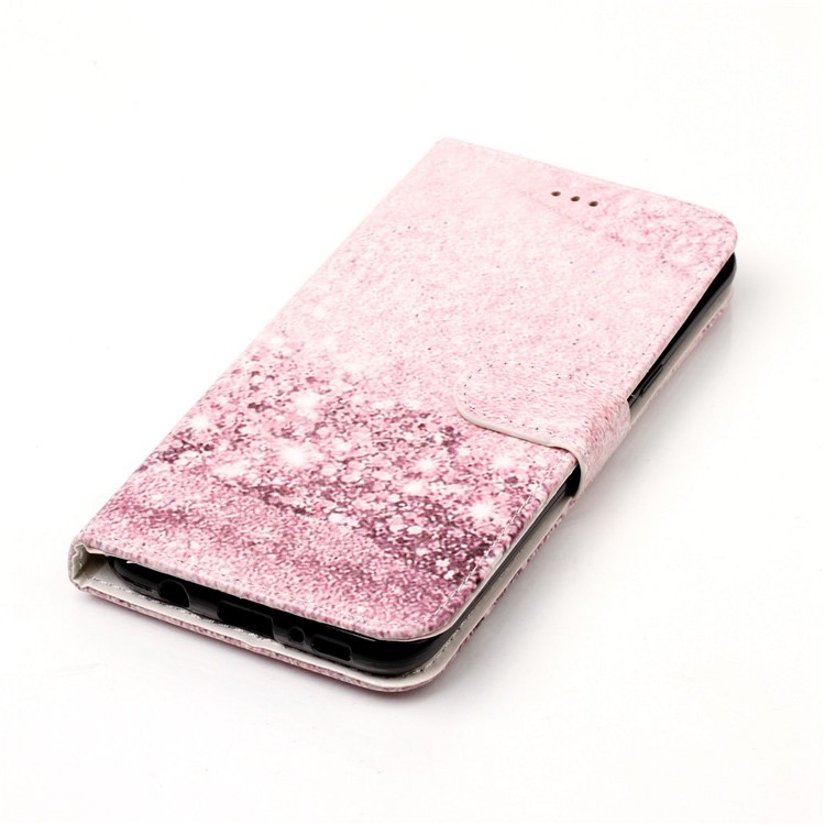 For Samsung Galaxy S8 Plus G955 Pattern Printing PU Leather Wallet Phone Case - Glittery Sequins-5