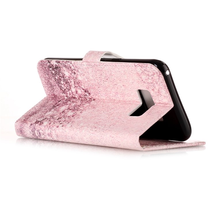 For Samsung Galaxy S8 Plus G955 Pattern Printing PU Leather Wallet Phone Case - Glittery Sequins-6