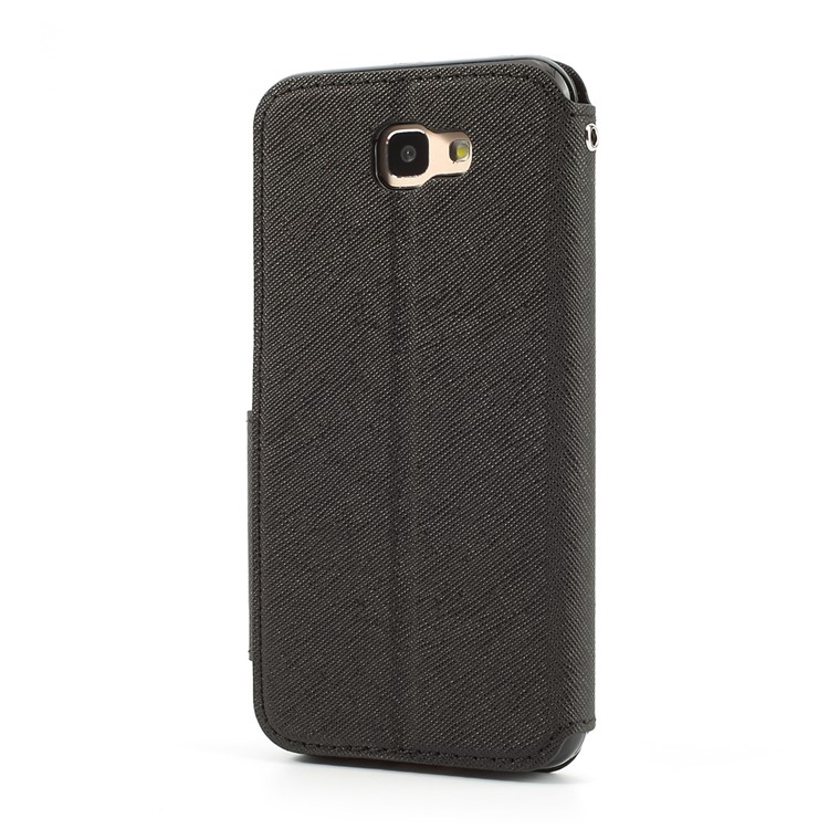 ROAR KOREA View Window Leather Phone Casing for Samsung J5 Prime/On5 2016 - Black-2