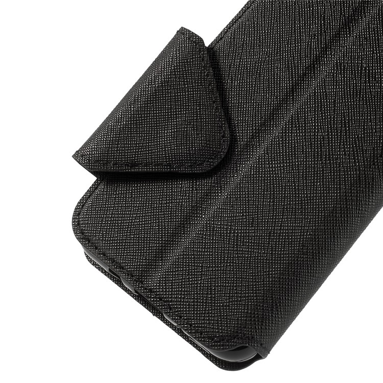ROAR KOREA View Window Leather Phone Casing for Samsung J5 Prime/On5 2016 - Black-8