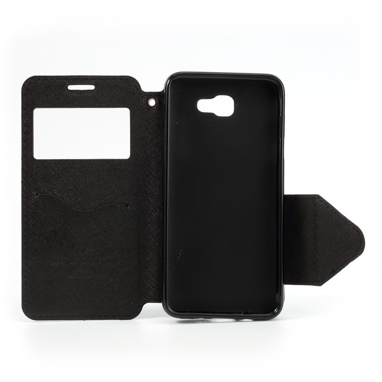 ROAR KOREA View Window Leather Phone Casing for Samsung J5 Prime/On5 2016 - Black-9