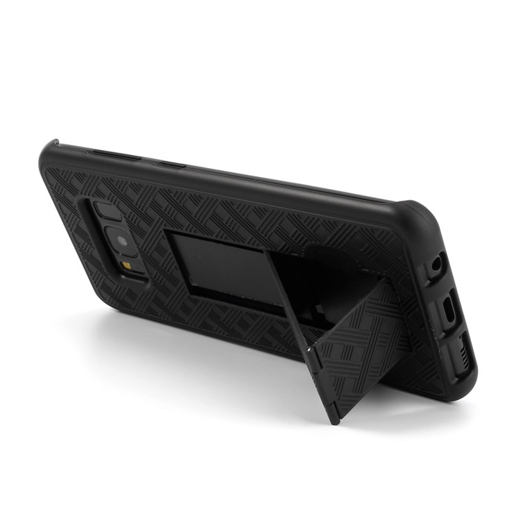 2 in 1 Rotary Clip Belt Stand Holster Slide Hard Phone Shell for Samsung Galaxy S8 Plus G955-10