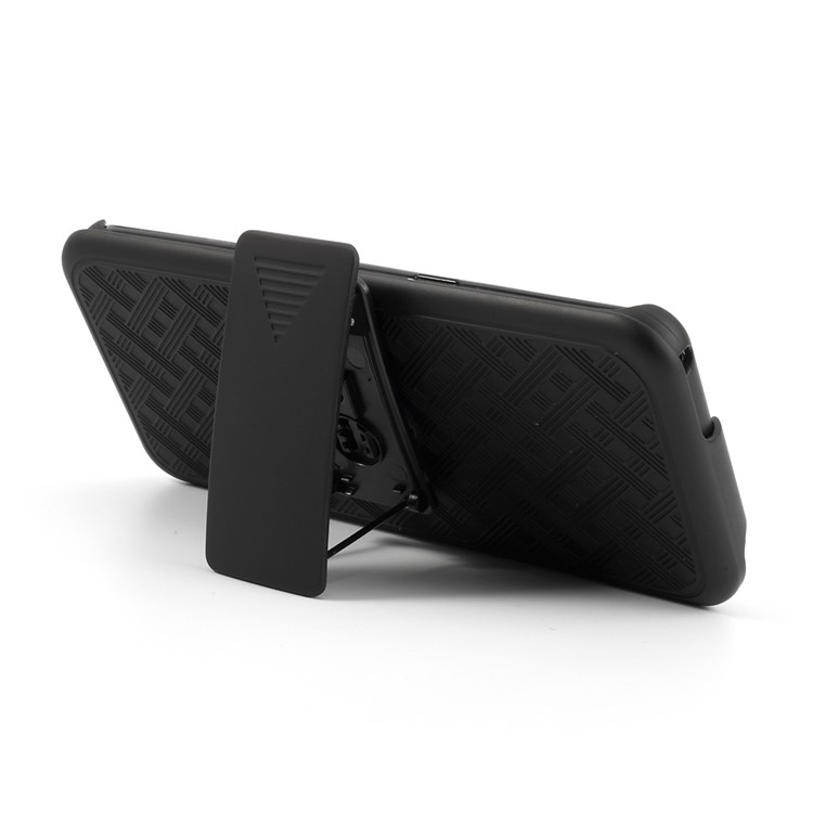 2 in 1 Rotary Clip Belt Stand Holster Slide Hard Phone Shell for Samsung Galaxy S8 Plus G955-4
