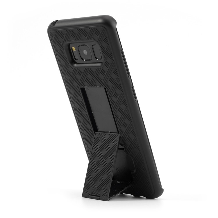 2 in 1 Rotary Clip Belt Stand Holster Slide Hard Phone Shell for Samsung Galaxy S8 Plus G955-9