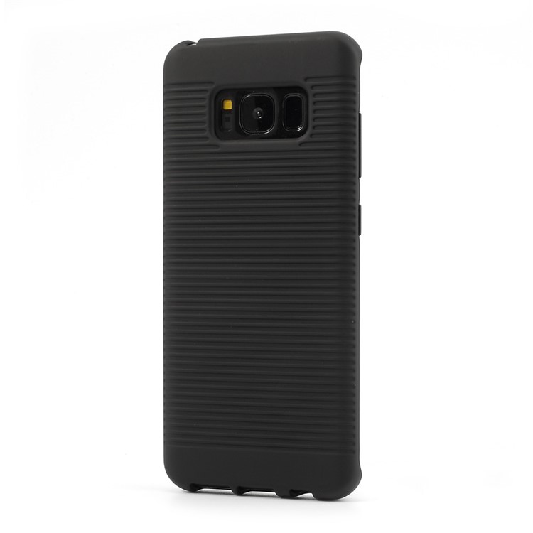 Horizontal Stripes Belt Clip Holster Hard Case with Kickstand for Samsung Galaxy S8 G950-9