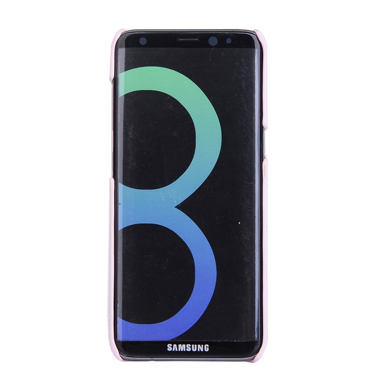 For Samsung Galaxy S8+ G955 Fantasy Snake PU Leather Coated PC Hard Case - Pink-2