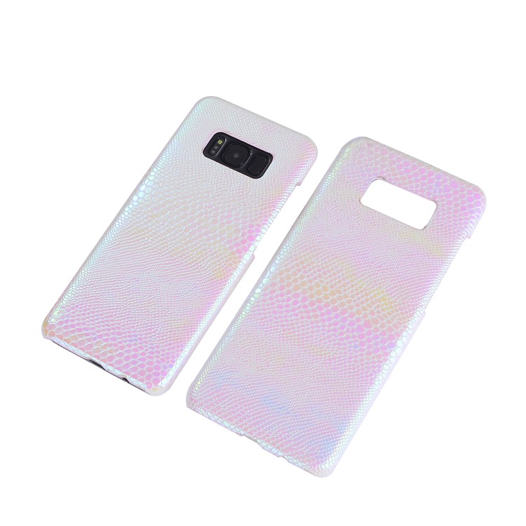 Fantasy Snake PU Leather Coated PC Mobile Phone Case for Samsung Galaxy S8 G950 - Pink-3