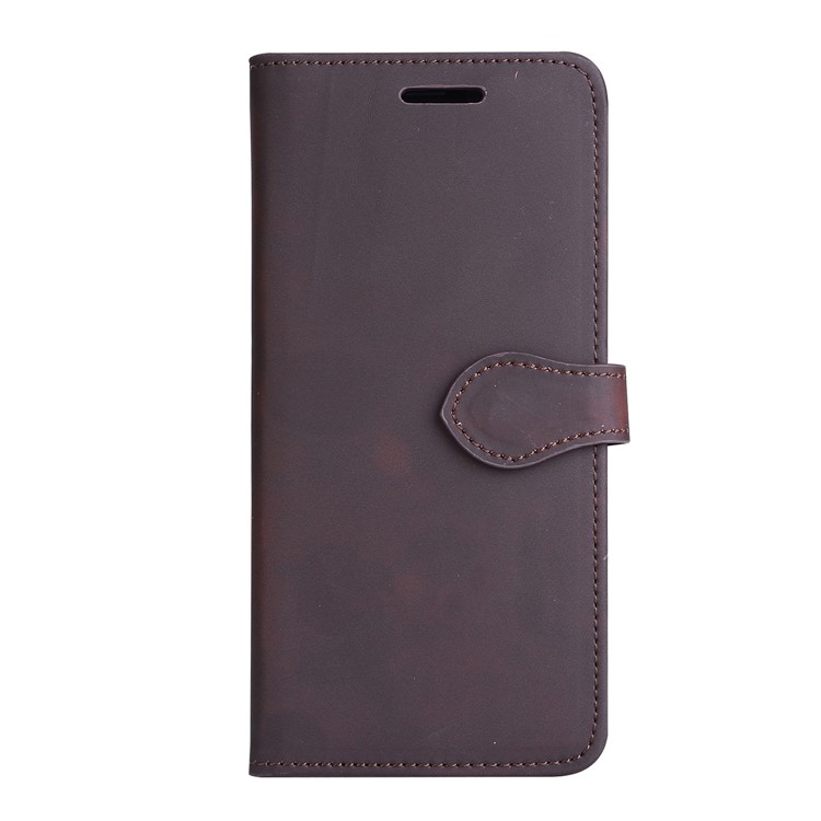Thermal Induction Fluorescent Color Changing Wallet Leather Cover with Stand for Samsung Galaxy S8+ G955 - Black-2