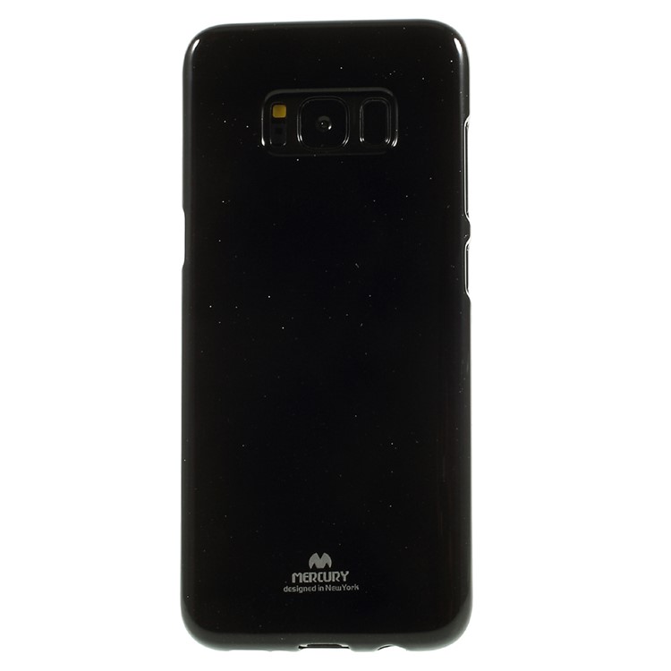 NEWSETS MERCURY Flash Powder TPU Mobile Phone Cover for Samsung Galaxy S8 G950 - Black-2
