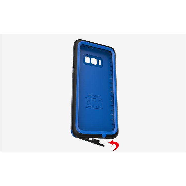 2-Meter Waterproof Phone Dive Case for Samsung Galaxy S8 G950 with Responsive Buttons - Blue-2