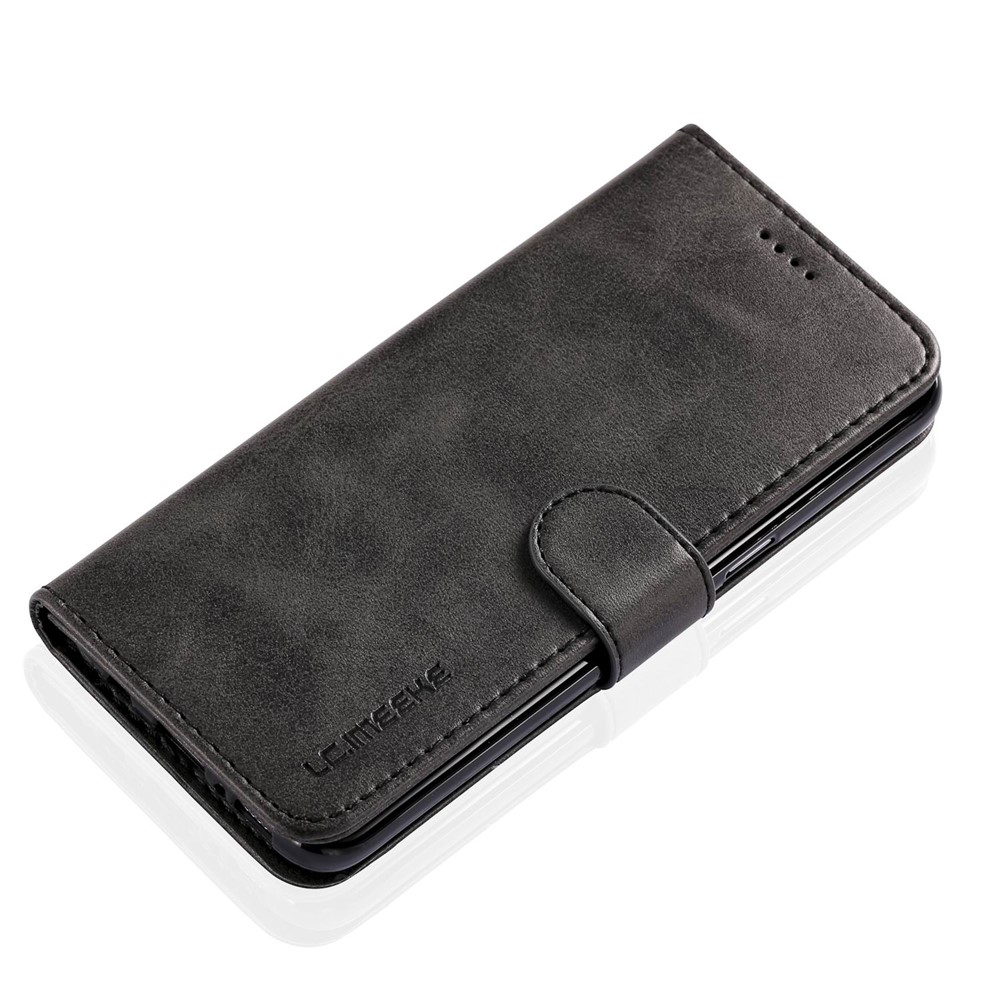 LC.IMEEKE Leather Wallet Mobile Shell for Samsung Galaxy S8 G950 - Black-6