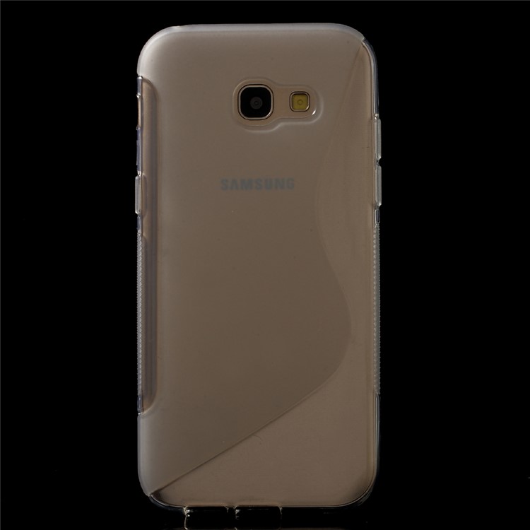 

S Shape Soft TPU Cell Phone Shell for Samsung Galaxy A5 (2017) - Transparent, Galaxy A5 (2017)