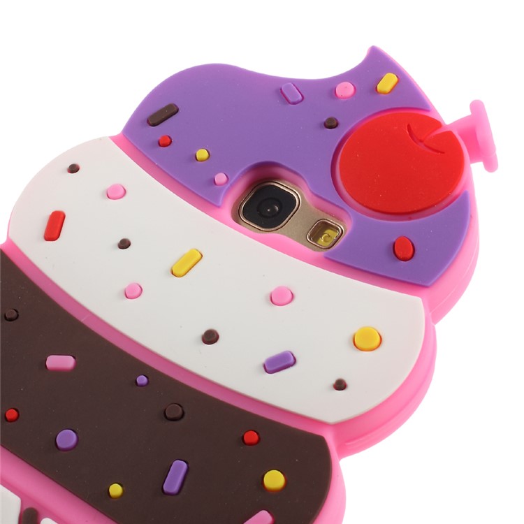 3D Cherry Ice Cream Silicone Mobile Phone casing for Samsung Galaxy A5 (2017) SM-A520F - Rose-4
