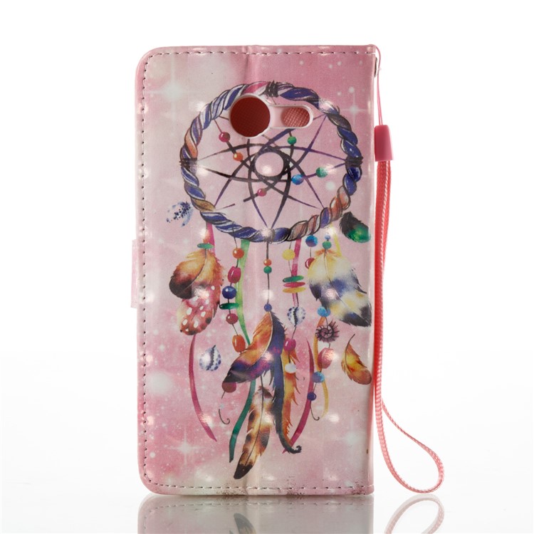 Pattern Printing Light Spot Decor Leather Stand Case for Samsung Galaxy J5 (2017) - Colorful Dream Catcher-3