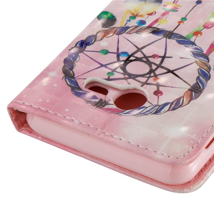Pattern Printing Light Spot Decor Leather Stand Case for Samsung Galaxy J5 (2017) - Colorful Dream Catcher-5