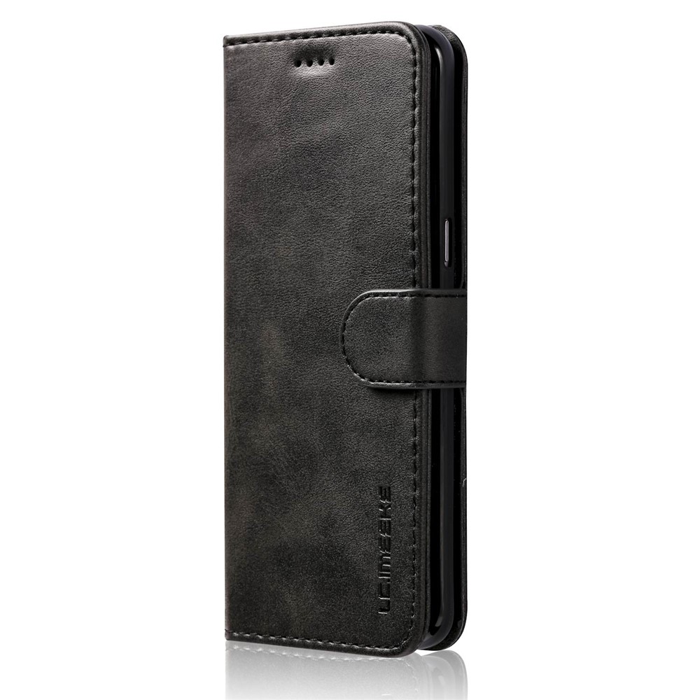 Lc. Imeeke Wallet Stand Кожаный Корпус Аксессуар Для Samsung Galaxy S8 Plus G955 - Черный-3