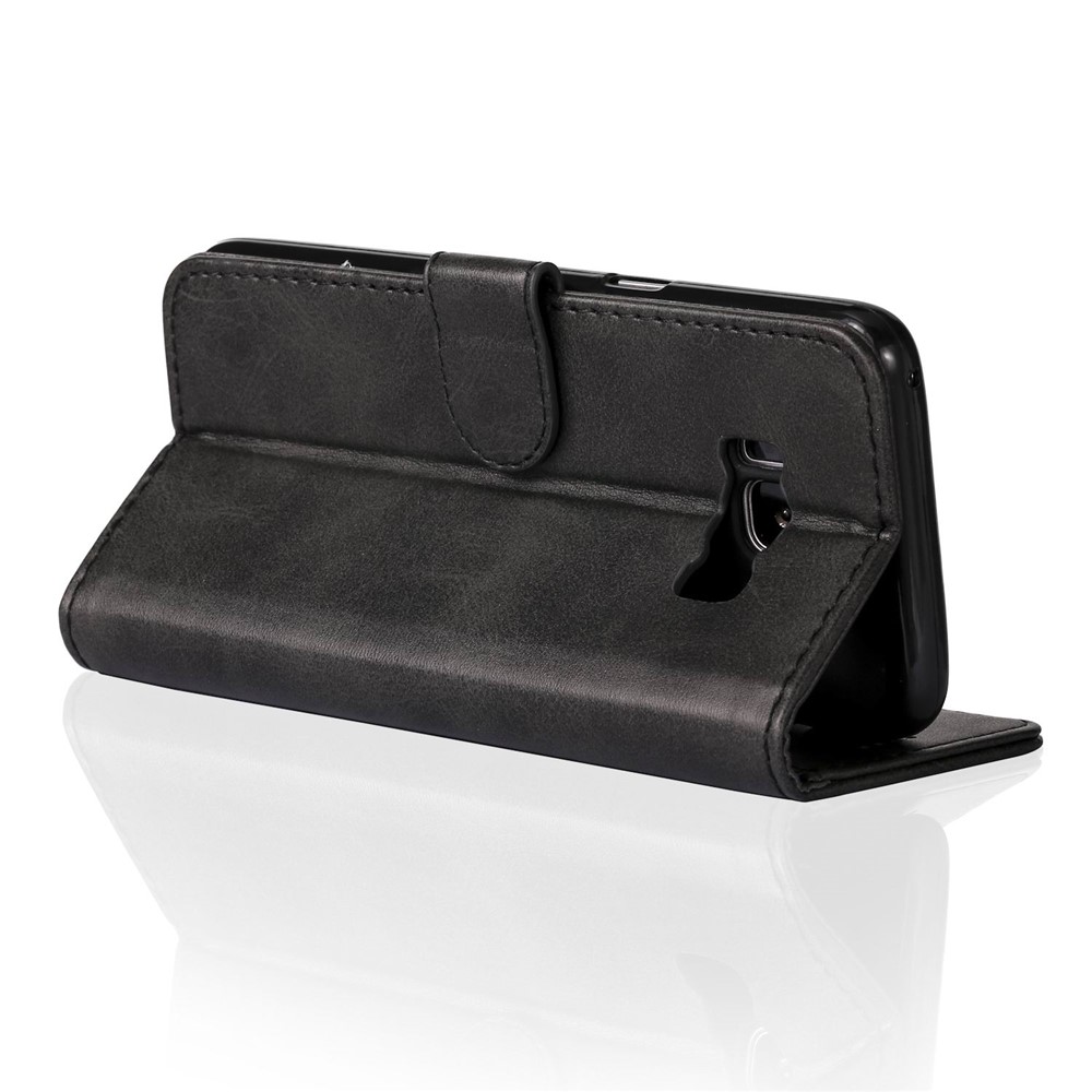 LC.IMEEKE Wallet Stand Leather Case Accessory for Samsung Galaxy S8 Plus G955 - Black-4