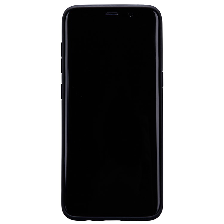 Nillkin Burt Case in Pelle PC Rivestita PC TPU Copertura Posteriore Mobile Protector Per Samsung Galaxy S8 G950 - Nero-3