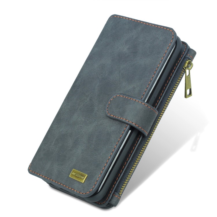 Detachable Multi-functional Leather Wallet Shell for Samsung Galaxy S8 G950 - Grey-1