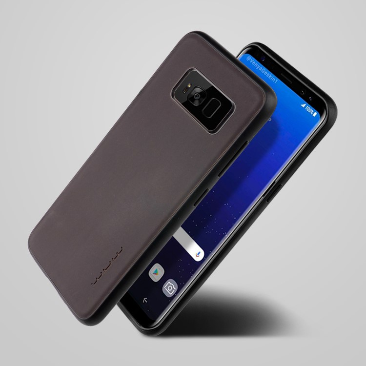 WUW for Samsung Galaxy S8 G950 Thermal Induction Fluorescent Color Changing TPU+PC Phone Case - Black-2