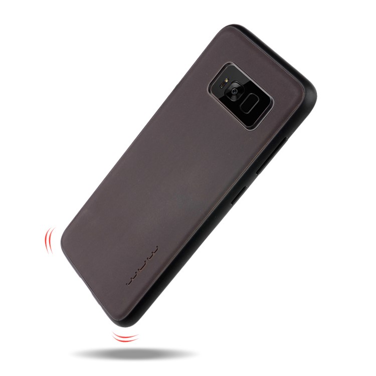 WUW for Samsung Galaxy S8 G950 Thermal Induction Fluorescent Color Changing TPU+PC Phone Case - Black-5