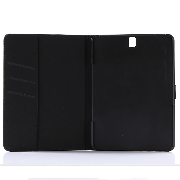 Retro Crazy Horse Wallet Leather Stand Case for Samsung Galaxy Tab S3 9.7-inch T820 - Black-5