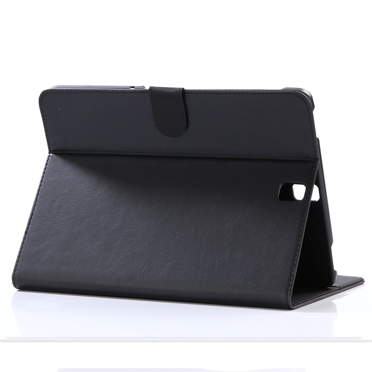 Retro Crazy Horse Wallet Leather Stand Case for Samsung Galaxy Tab S3 9.7-inch T820 - Black-6