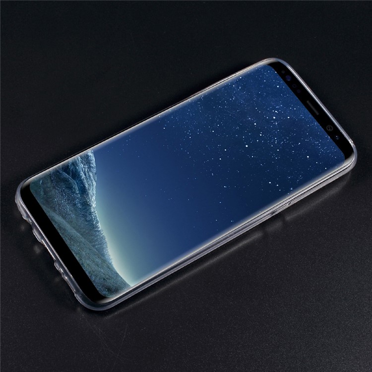 Gradient Color Bling Diamonte Mirror TPU Case for Samsung Galaxy S8 Plus G955 - Grey-2