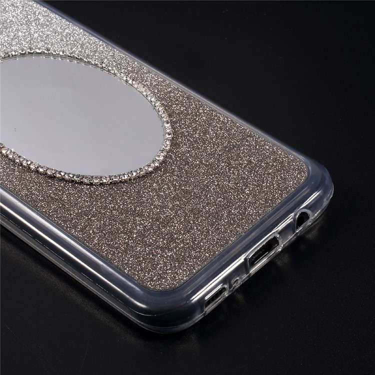 Gradient Color Bling Diamonte Mirror TPU Case for Samsung Galaxy S8 Plus G955 - Grey-4