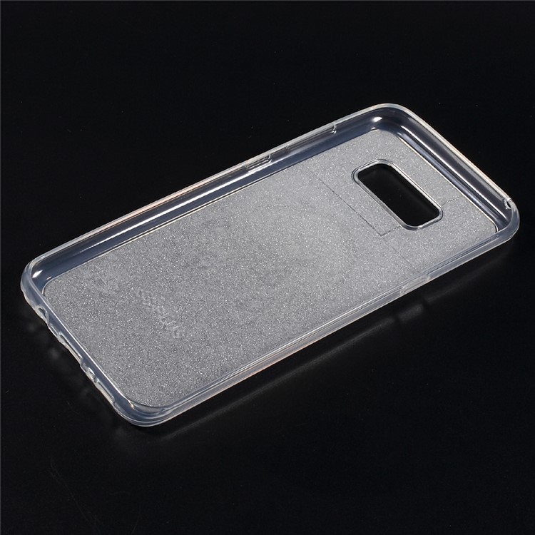 Gradient Color Bling Diamonte Mirror TPU Case for Samsung Galaxy S8 Plus G955 - Grey-6