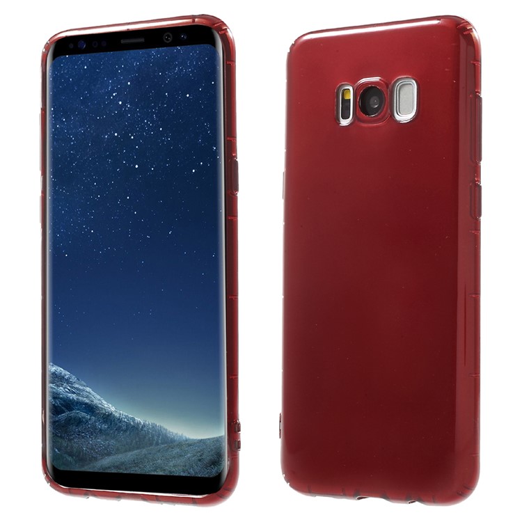 Drop-Proof TPU Mobile Phone Shell for Samsung Galaxy S8 Plus G955 - Red-1