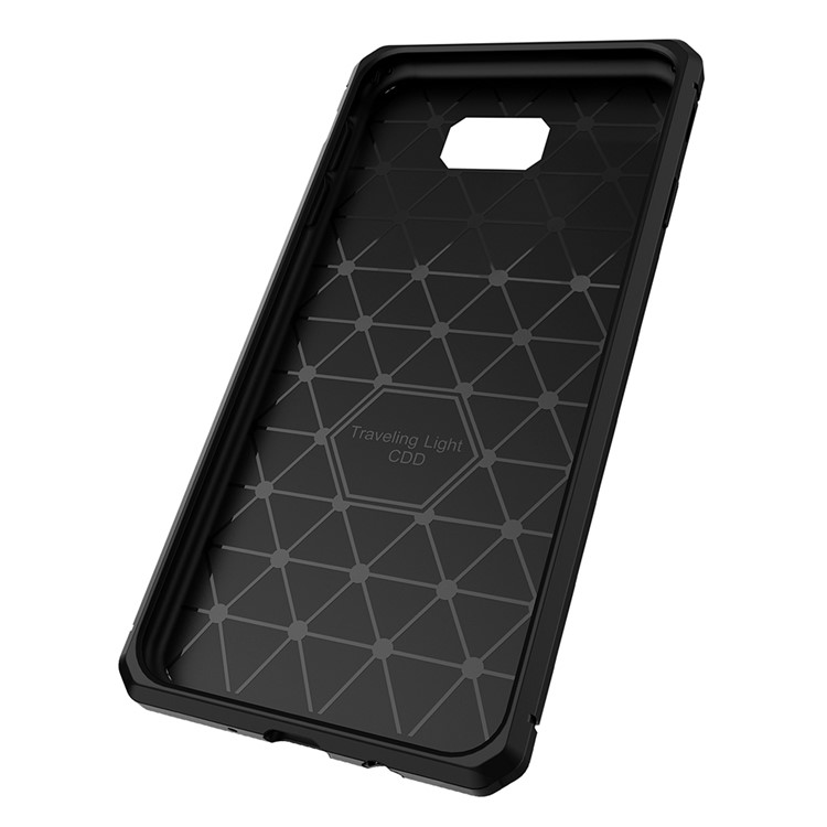Anti-skid Carbon Fiber Texture Brushed TPU Case for Samsung Galaxy J5 Prime/Galaxy On5 (2016) - Black-5