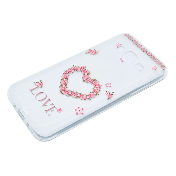 Pattern Printing TPU Case for Samsung Galaxy J2 Prime/Grand Prime Plus/Prime (2016) - LOVE Pattern and Heart-2
